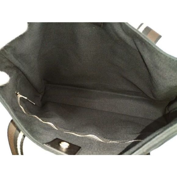 Hermes Handbag Troca Horizontal MM Canvas Black - Picture 10 of 10